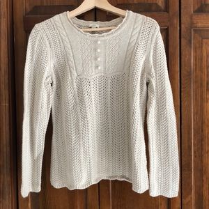 Cream J. Jill sweater